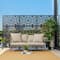 Glitzhome® 6ft. Black Galvanized Steel Floral Room Divider